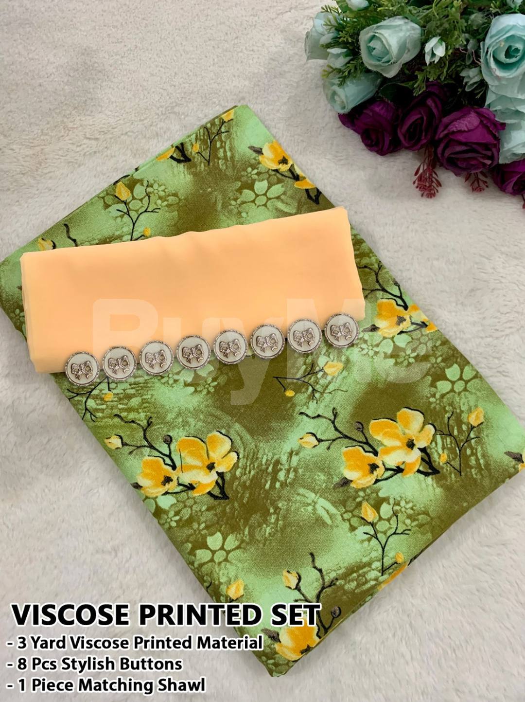 VISCOSE PRINTED SET - 12