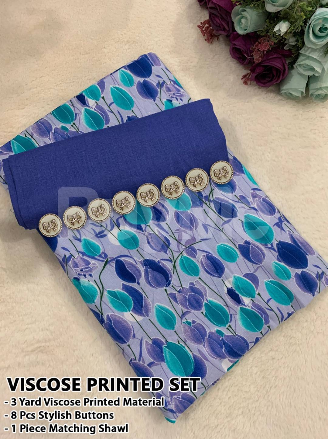 VISCOSE PRINTED SET - 16
