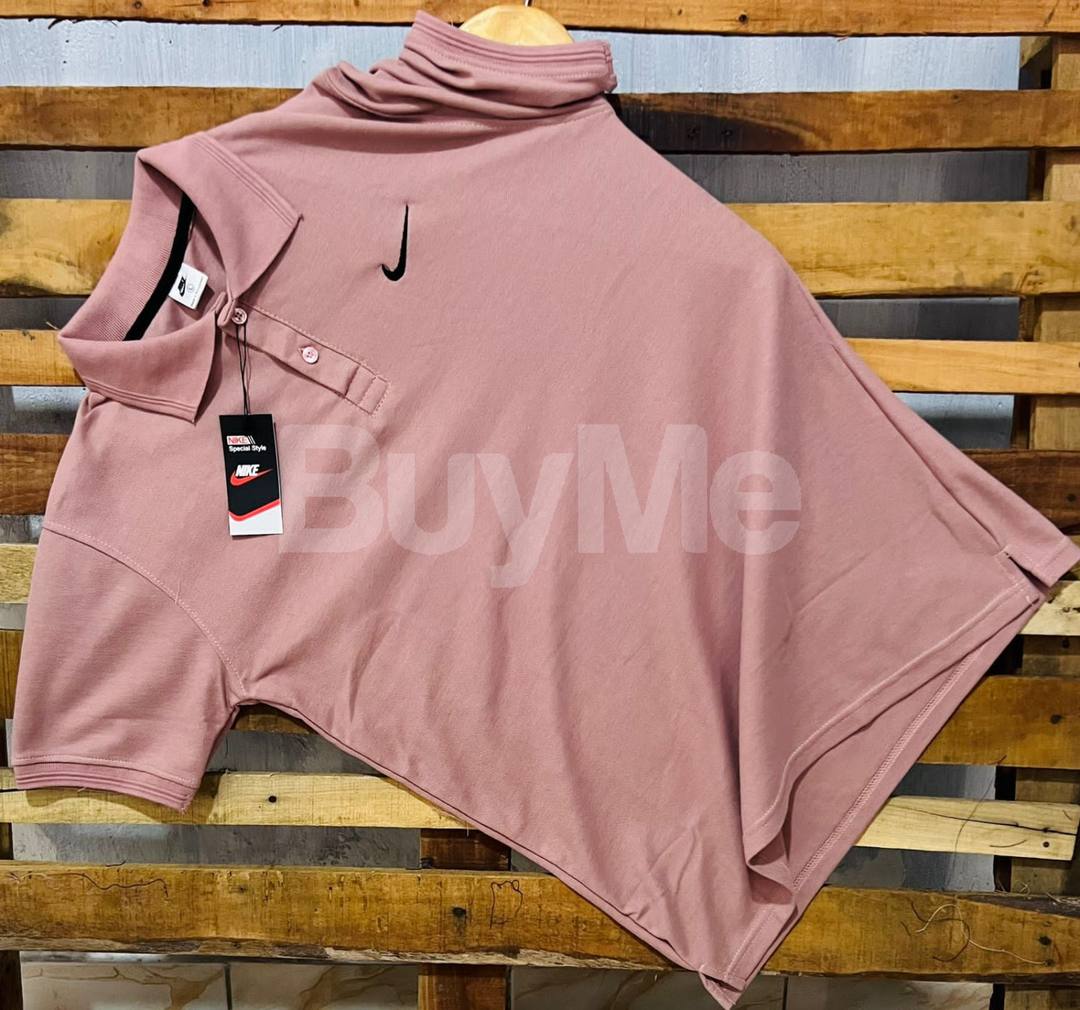 NIKE COLLAR TSHIRTS - PINK