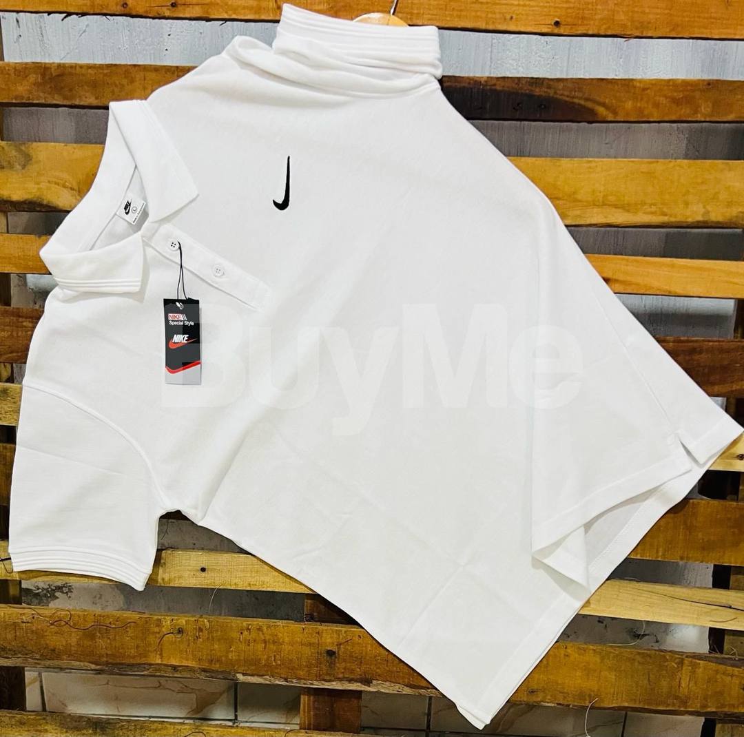 NIKE COLLAR TSHIRTS - WHITE