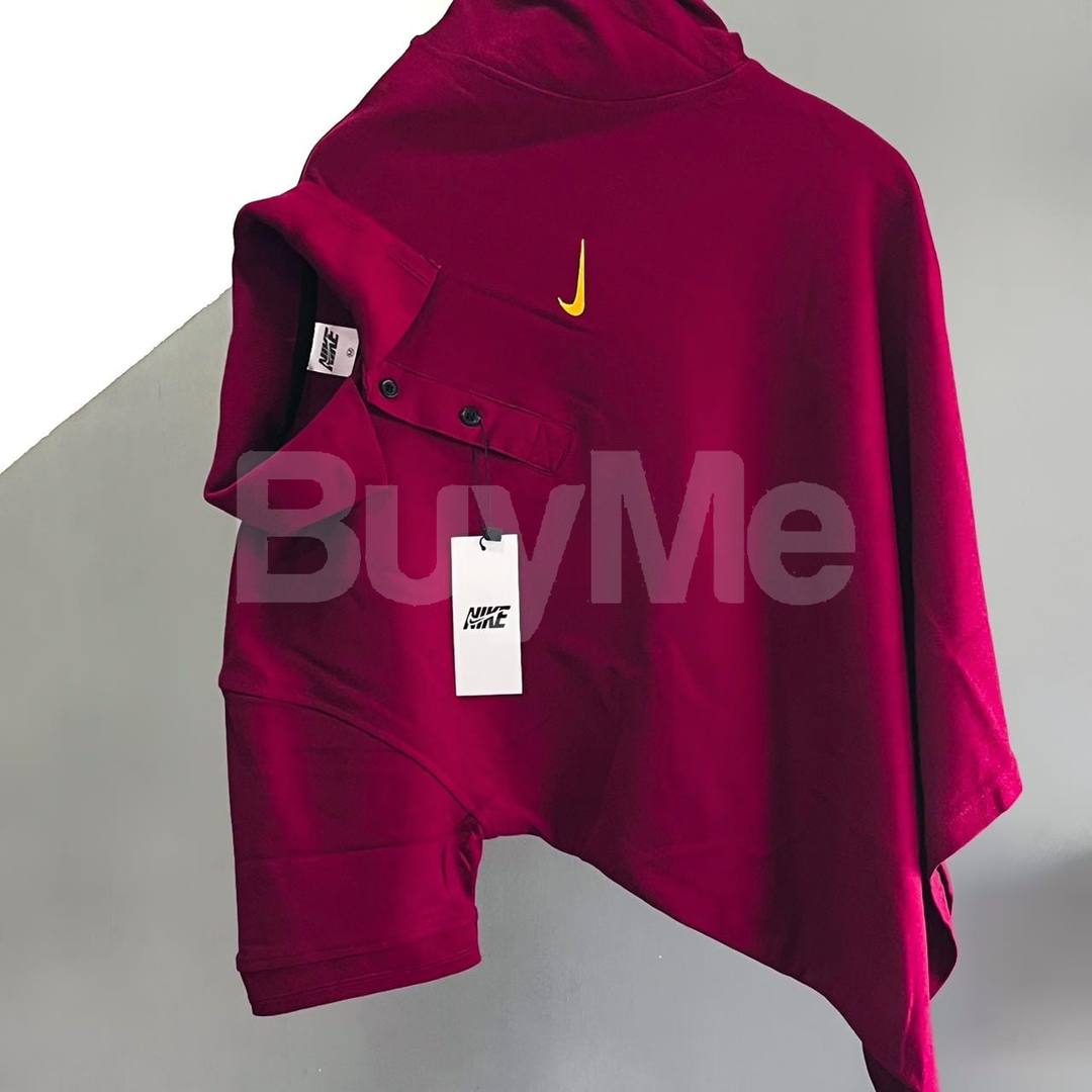 TOMMY BRAND COLLAR T-SHIRTS - MAROON