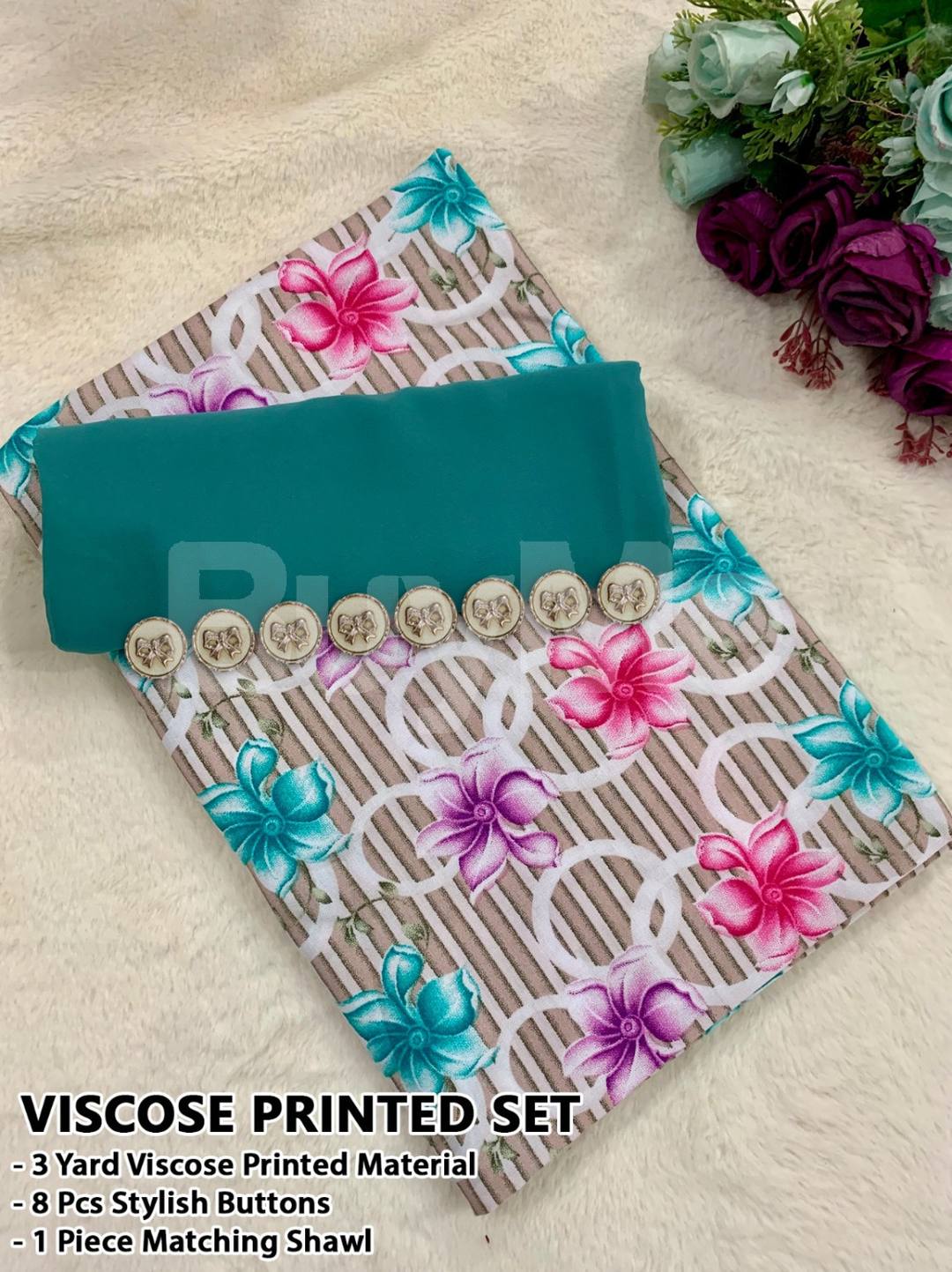 VISCOSE PRINTED SET - 32