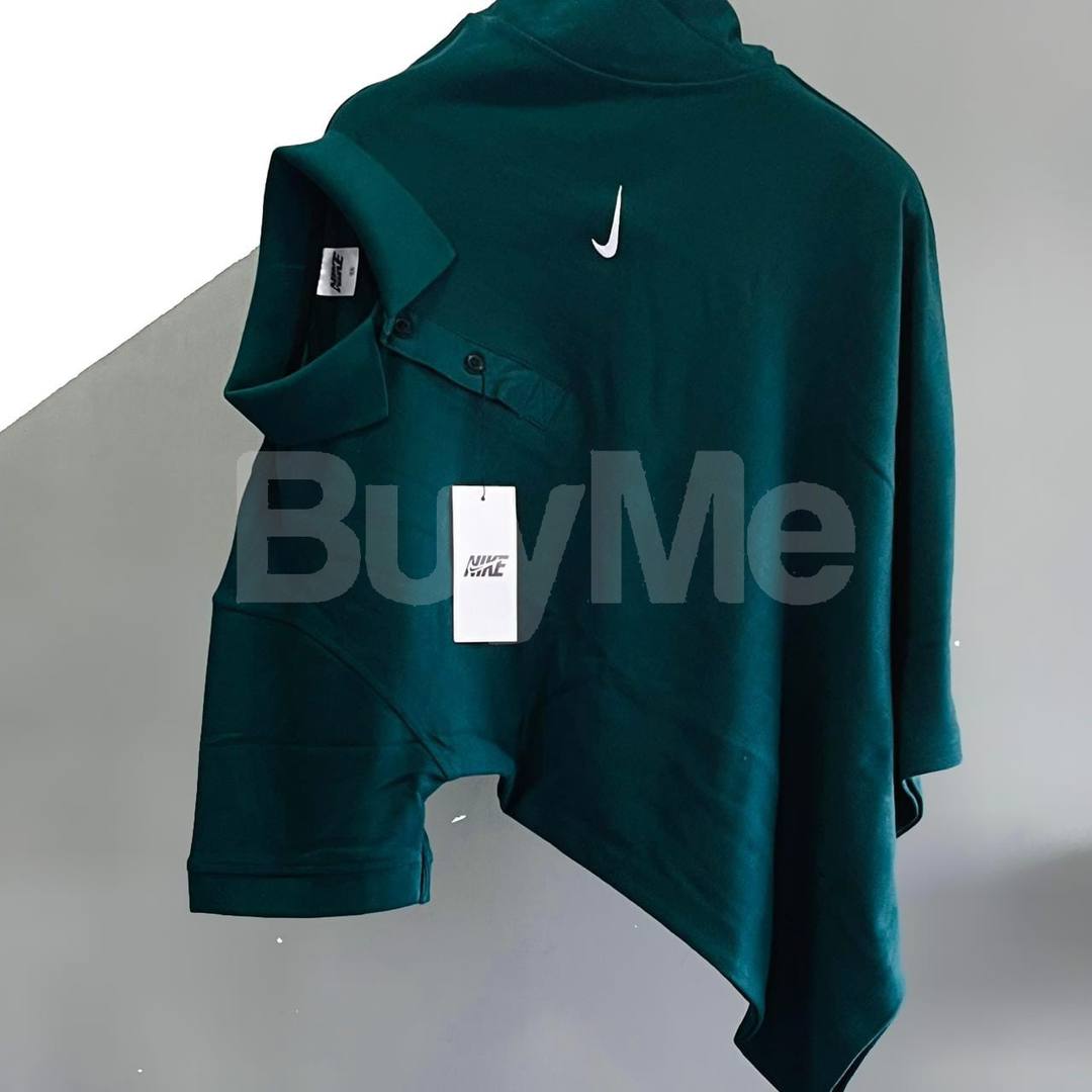 TOMMY BRAND COLLAR T-SHIRTS - DARK GREEN
