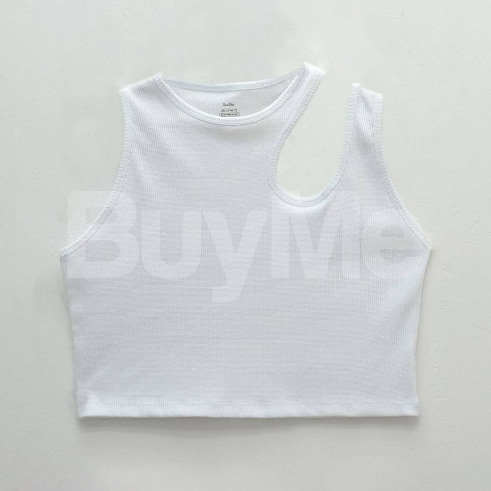 WOMEN'S CROP TOP - WHITE