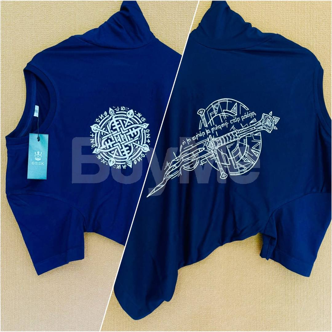 BACK SIDE PRINT T SHIRT GSM180 - BLUE