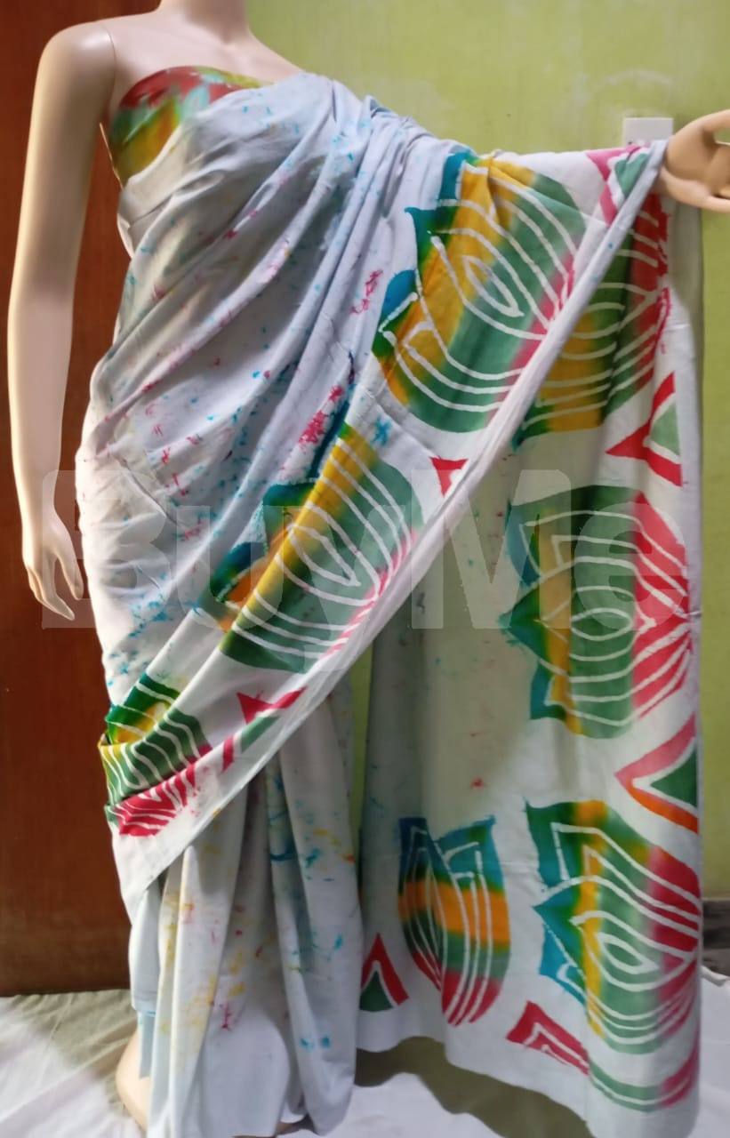 HANDMADE BATHIK SAREE