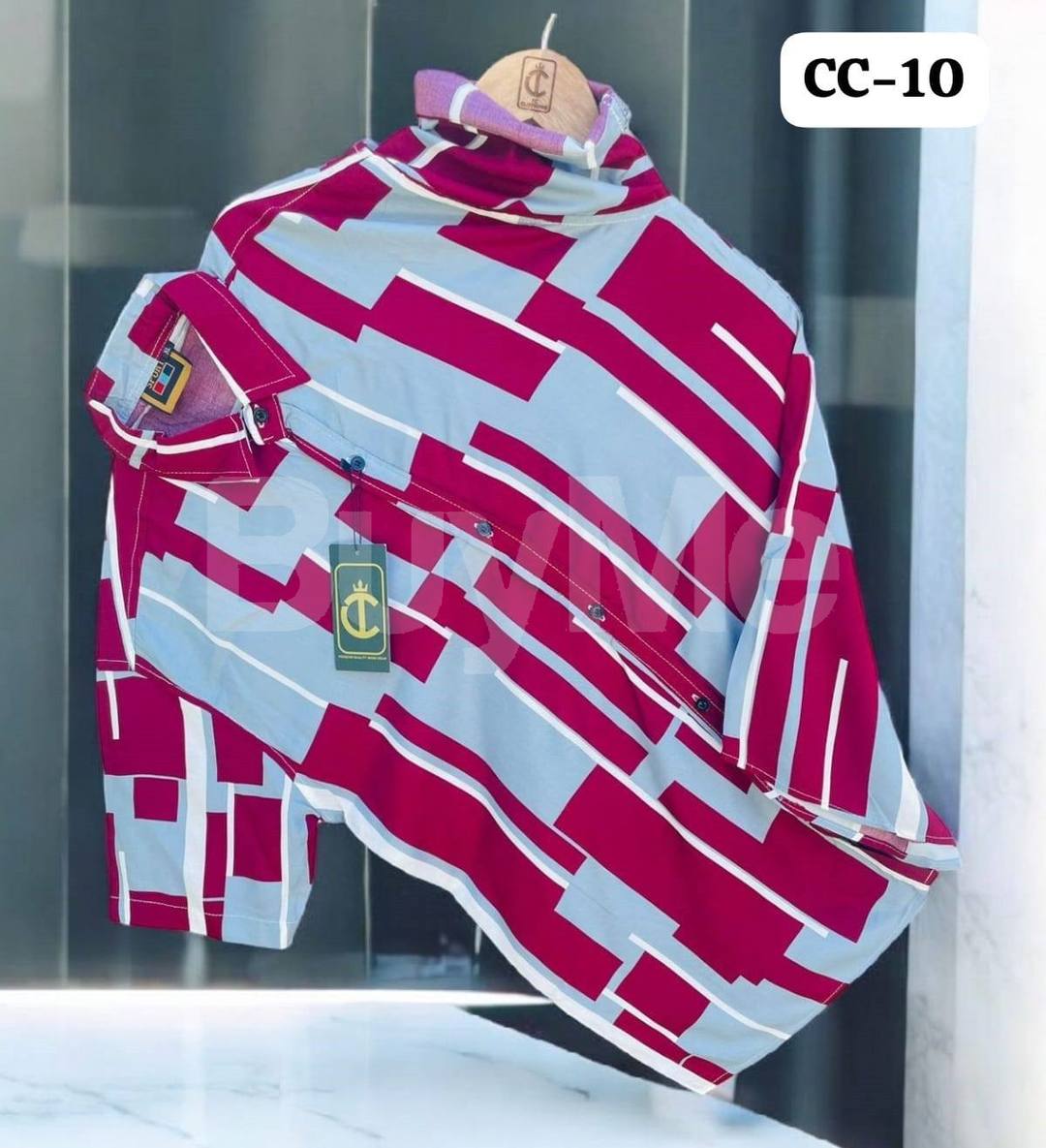 SHORT SLEEVE HAWAIN SHIRT - DUSKY PURPLE