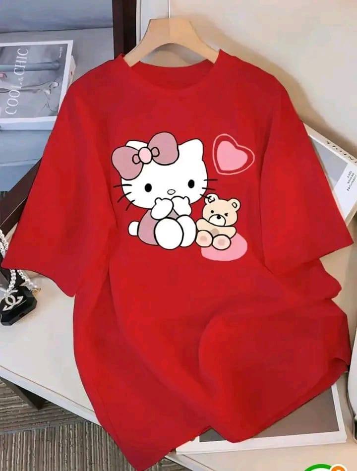 RED HELLO KITTY T SHIRT
