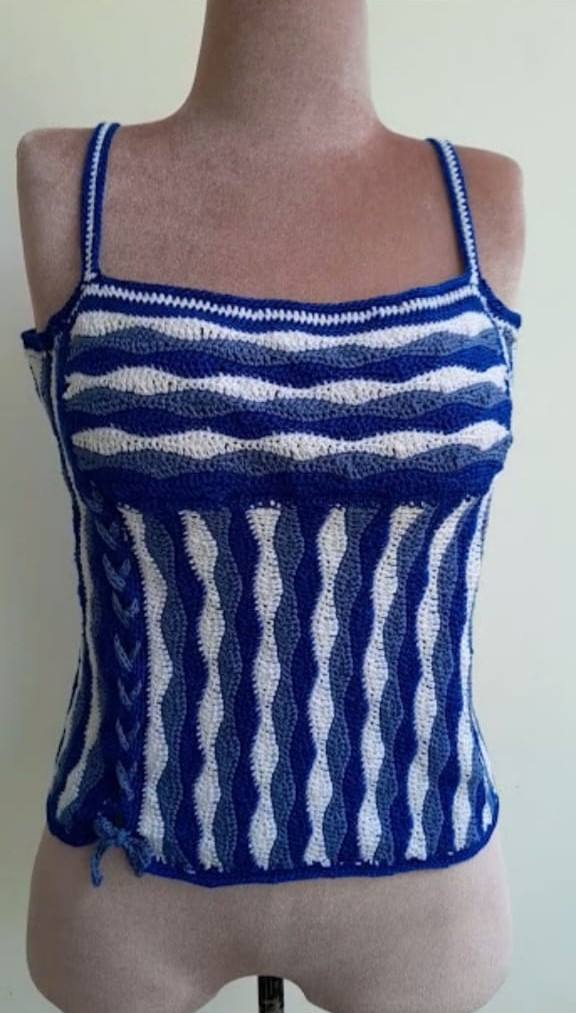 CASUAL HANDMADE CROCHET CROP TOP